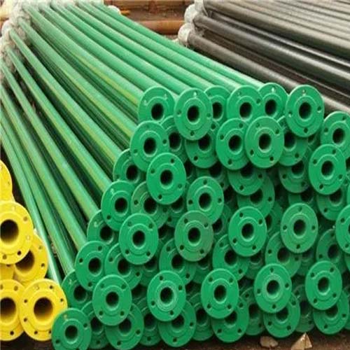 白沙涂塑钢管施工案例